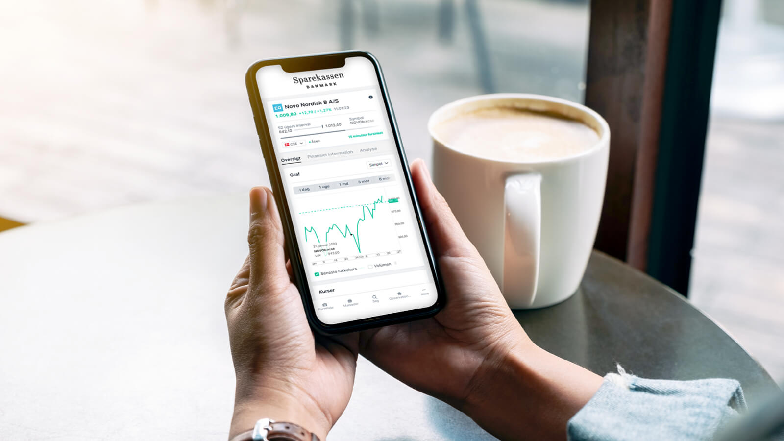 Investering via net- og mobilbank