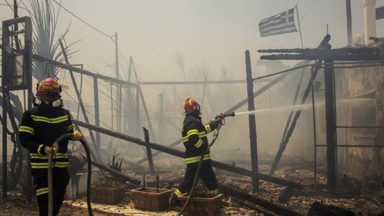 Brand på Rhodos