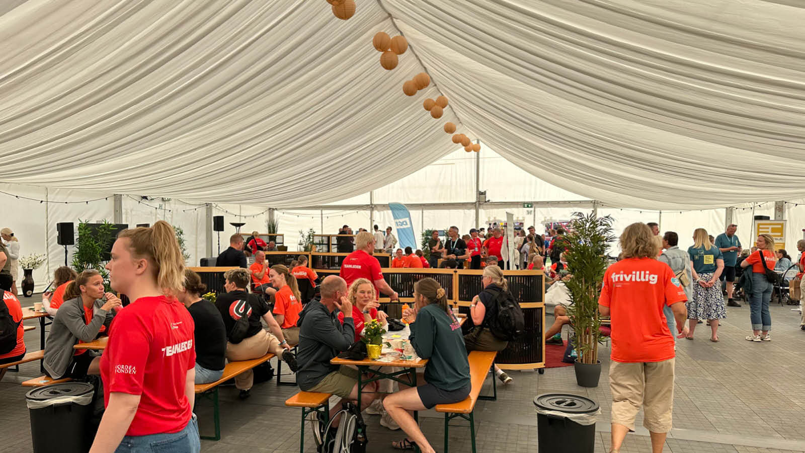 Sparekassen Danmark Frivillig Lounge ved DGI’s Landsstævne i Vejle