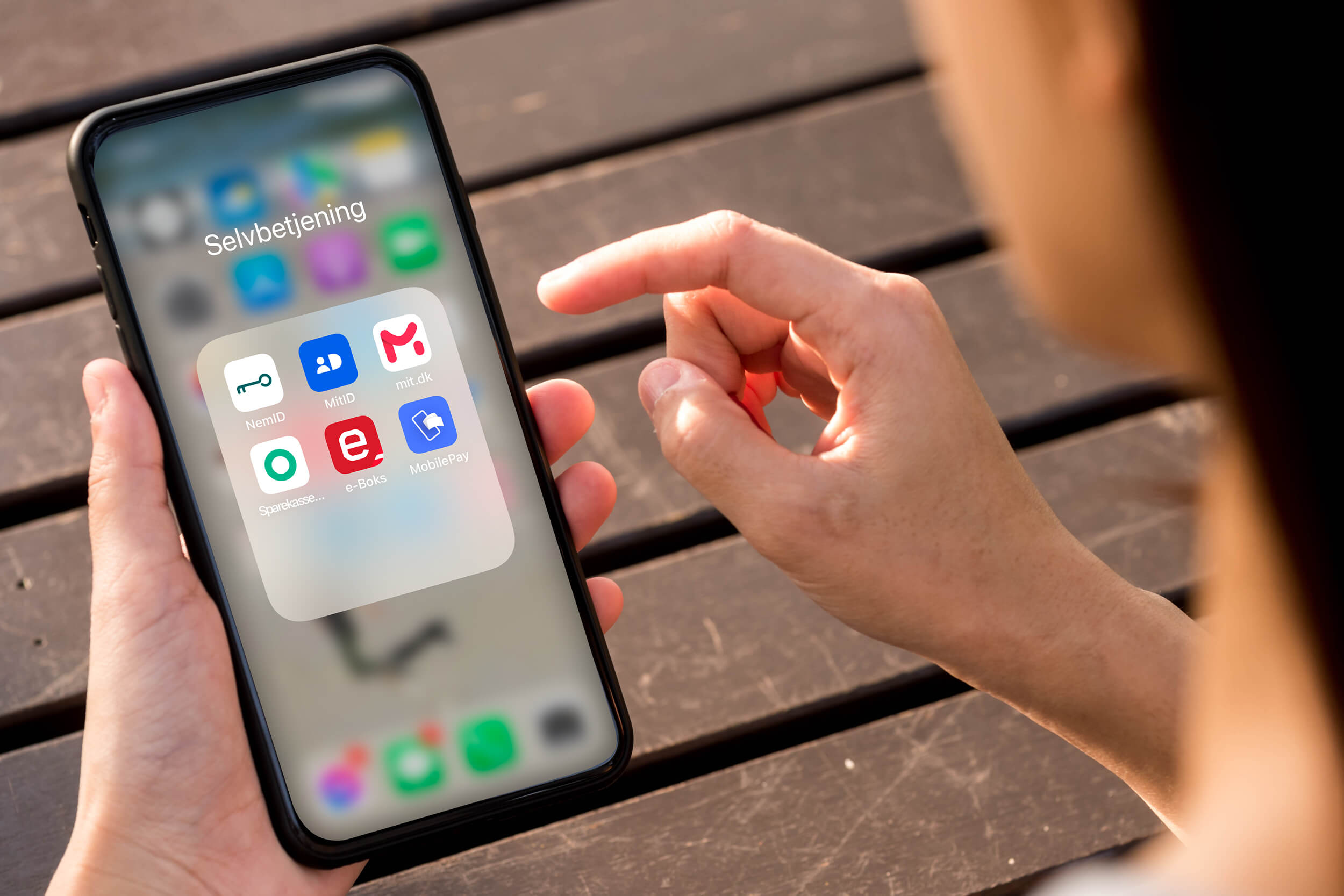 Selvbetjeningsløsninger på mobilen