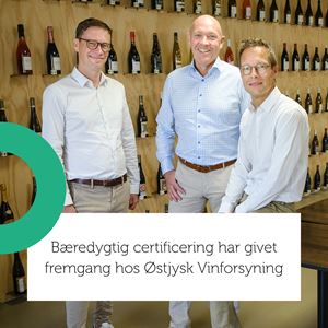 De tre ejere af Østjysk Vinforsyning (fra venstre): Thomas Sivholm, Niels Nørgaard og Esben Sønderby