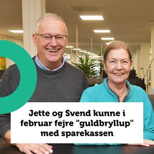 "Guldbryllup" med sparekassen