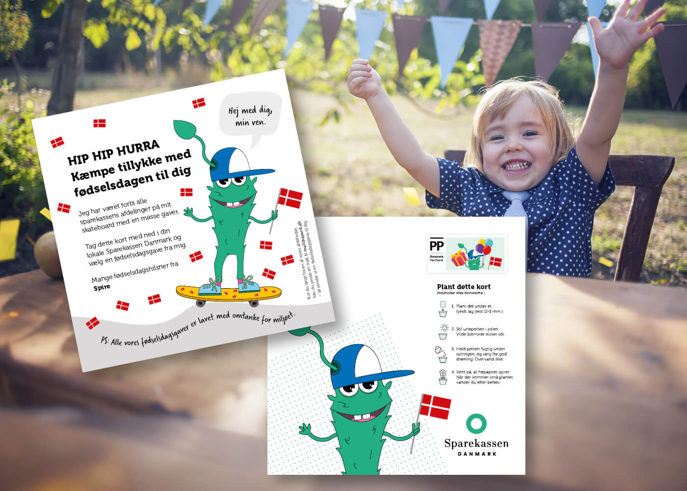 Fødselsdagskort fra Spire